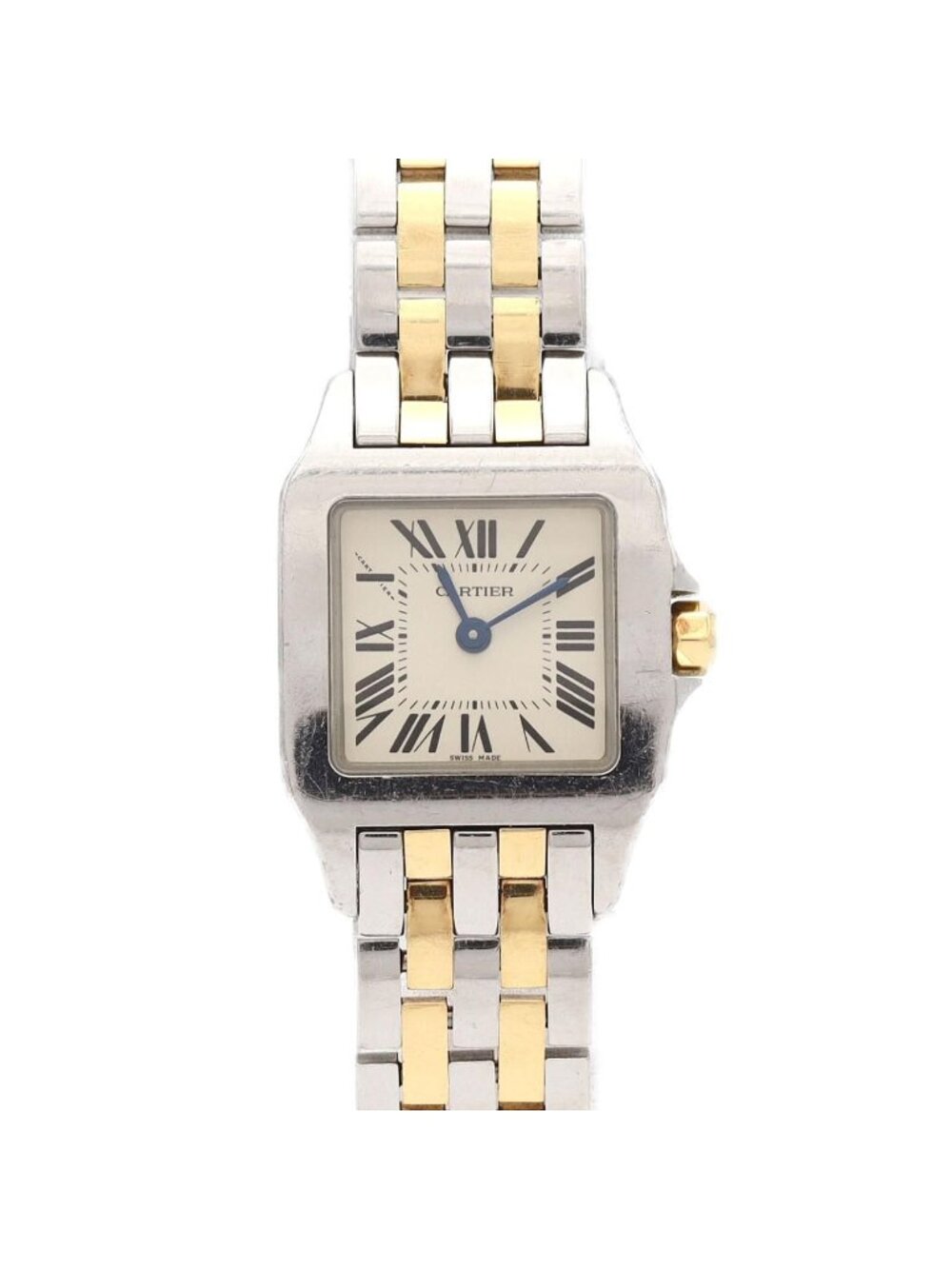 Cartier Santos Demoiselle SM Stainless Steel Yellow Gold Quartz Watch